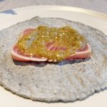 Tuna taco, shiso