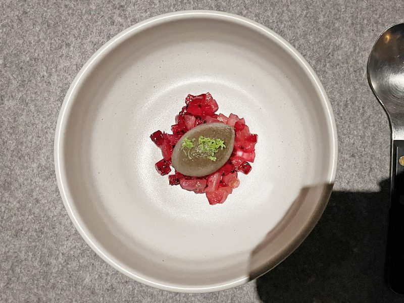 Nopel cactus ice cream, dragon fruit